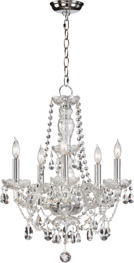 Bohemian Katerina Five Light Chandelier in Chrome (19|630-5-514)