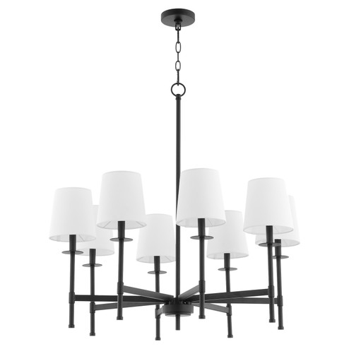 Belshaw Eight Light Chandelier in Matte Black (19|624-8-59)