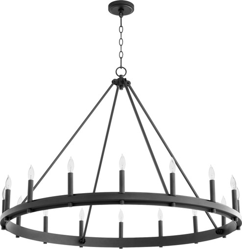 Aura 16 Light Chandelier in Textured Black (19|611-16-69)