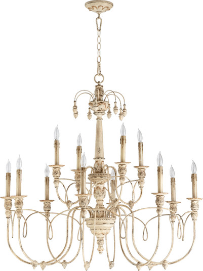 Salento 12 Light Chandelier in Persian White (19|6106-12-70)