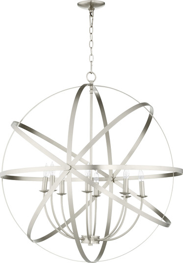 Celeste Eight Light Chandelier in Satin Nickel (19|6009-8-65)