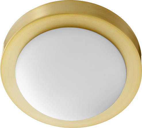 3505 Contempo Ceiling Mounts One Light Ceiling Mount in Aged Brass (19|3505-9-80)