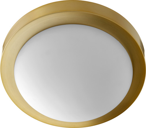 3505 Contempo Ceiling Mounts Two Light Ceiling Mount in Aged Brass (19|3505-11-80)