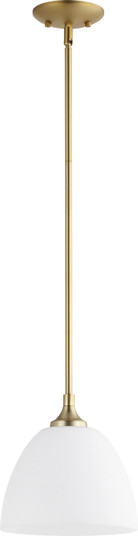 Enclave One Light Pendant in Aged Brass (19|3159-80)