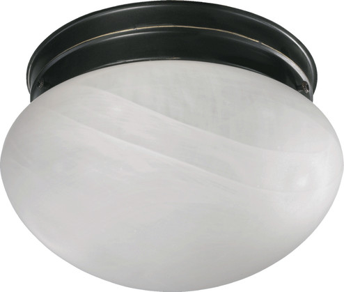 3021 Faux Alabaster Mushrooms One Light Ceiling Mount in Old World (19|3021-6-95)
