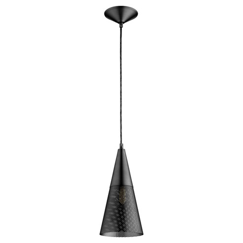 Mesh Cone Pendants One Light Pendant in Matte Black (19|1316-59)