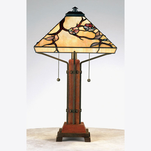 Grove Park Two Light Table Lamp in Multi (10|TF6898M)