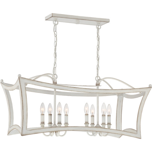 Summerford Eight Light Island Chandelier in Antique White (10|SUM836AWH)