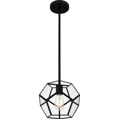 Quoizel Piccolo Pendant One Light Mini Pendant in Matte Black (10|QPP5593MBK)