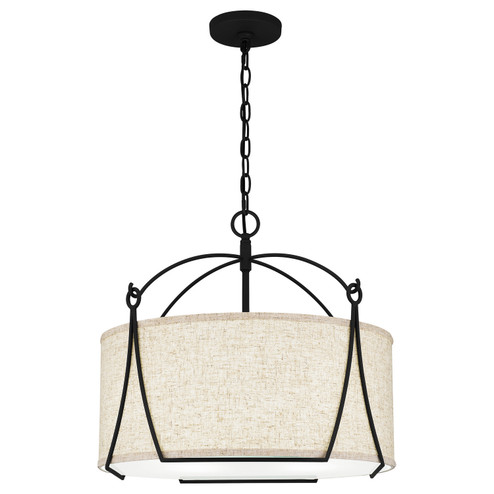 Adeline Four Light Pendant in Earth Black (10|QOP5355EK)