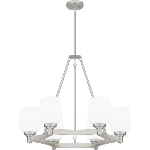 Penning Six Light Chandelier in Brushed Nickel (10|PNG5028BN)