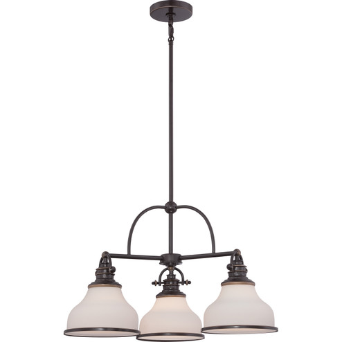 Grant Three Light Chandelier in Palladian Bronze (10|GRT5103PN)