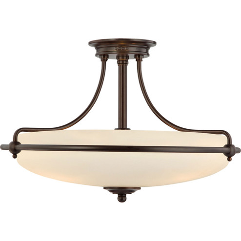 Griffin Four Light Semi-Flush Mount in Palladian Bronze (10|GF1721PN)