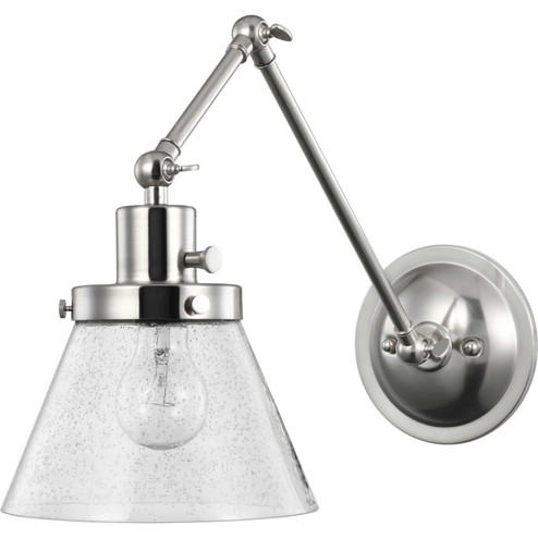 Hinton One Light Swing Arm Wall Lamp in Brushed Nickel (54|P710094-009)