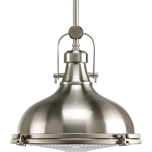 Fresnel Pendant One Light Pendant in Brushed Nickel (54|P5188-09)