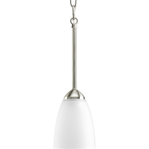 Gather One Light Mini Pendant in Brushed Nickel (54|P5113-09)