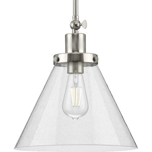 Hinton One Light Pendant in Brushed Nickel (54|P500324-009)