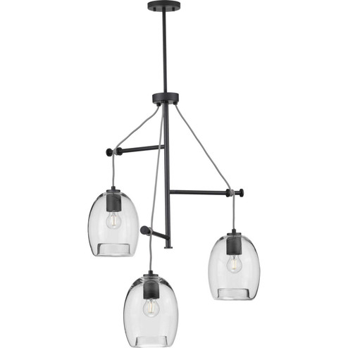 Caisson Three Light Pendant in Graphite (54|P500160-143)