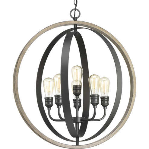 Conestee Six Light Pendant in Graphite (54|P500094-143)