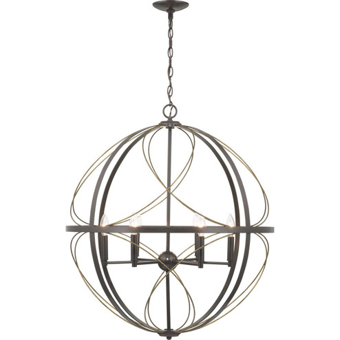 Brandywine Six Light Pendant in Antique Bronze (54|P500069-020)