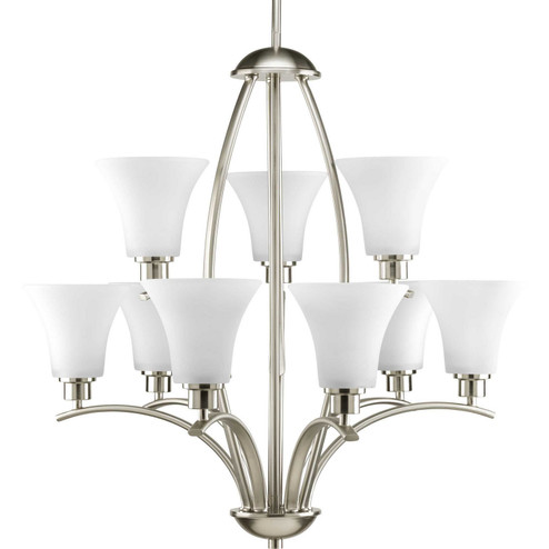 Joy Nine Light Chandelier in Brushed Nickel (54|P4492-09)