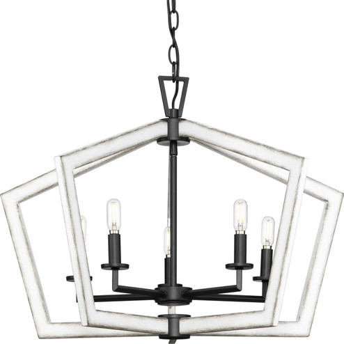 Galloway Five Light Chandelier in Matte Black (54|P400301-31M)