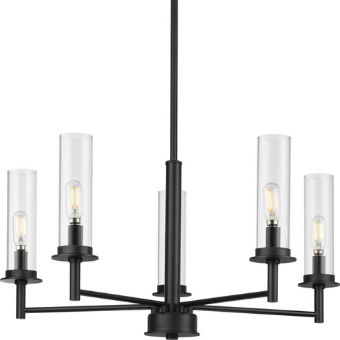 Kellwyn Five Light Chandelier in Matte Black (54|P400251-031)