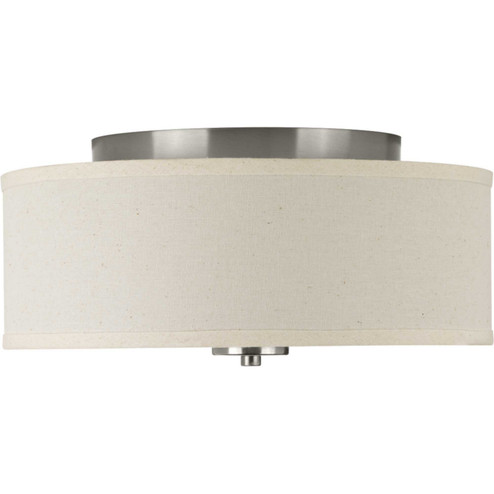 Inspire Two Light Flush Mount in Brushed Nickel (54|P3713-09)