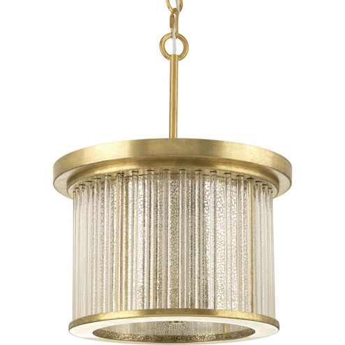 Point Dume-Sequit Point Three Light Semi Flush Mount in Brushed Brass (54|P350142-160)