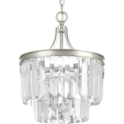 Glimmer Three Light Semi-Flush Convertible in Silver Ridge (54|P2325-134)