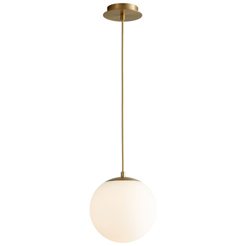 Luna LED Pendant in Aged Brass (440|3-672-40)