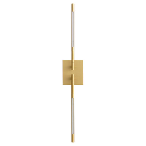 Palillos LED Wall Sconce in Aged Brass (440|3-404-40)