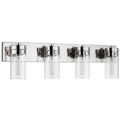 Intersection Four Light Vanity in Polished Nickel (72|60-7634)