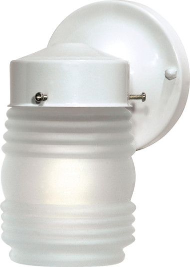 One Light Wall Lantern in Gloss White (72|60-6109)