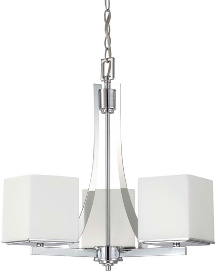 Bento Three Light Chandelier in Polished Chrome (72|60-4085)