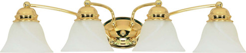 Empire Four Light Vanity in Polished Brass (72|60-351)