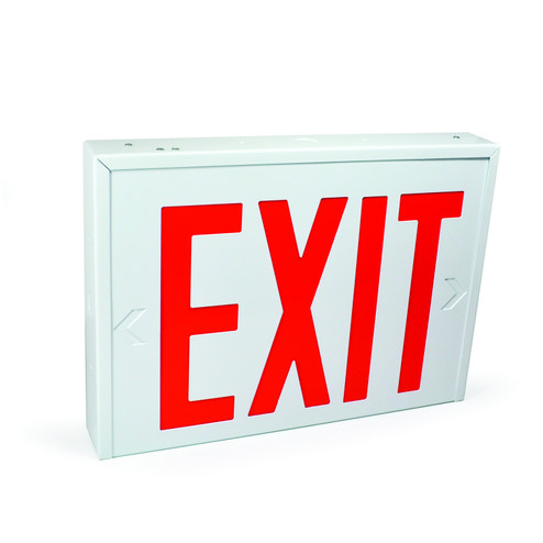 Exit LED Exit Sign in White (167|NX-550-LEDU/R)