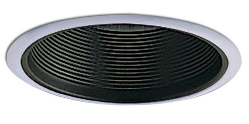 Rec Inc 5'' Trim 5'' Air-Tight Baffle Cone W/ Flange in Black (167|NTM-513B)