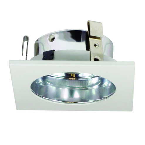 Rec Lv 3'' Solutions Trim 3'' Square Round , Reflectorector With Flange in White (167|NL-3412WW)