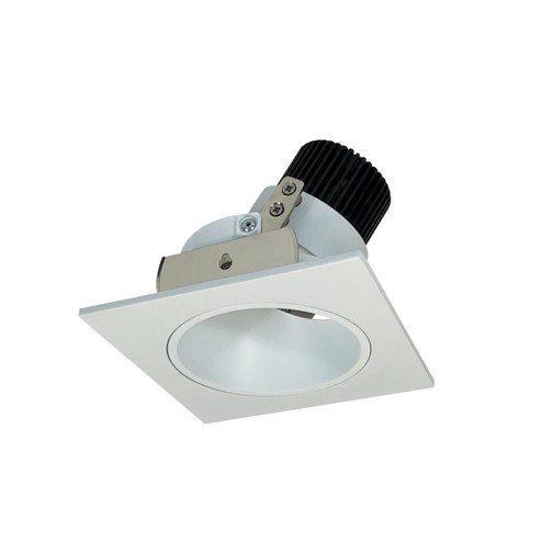 Rec Iolite 4'' Square Deep Regress Adj in Matte Powder White Reflector / Matte Powder White Flange (167|NIO-4SD50XMPW)