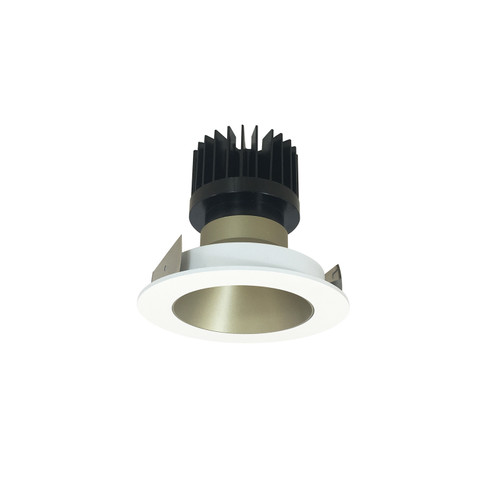 Rec Iolite LED Reflector in Champagne Haze Reflector / Matte Powder White Flange (167|NIO-4RNDC35QCHMPW)