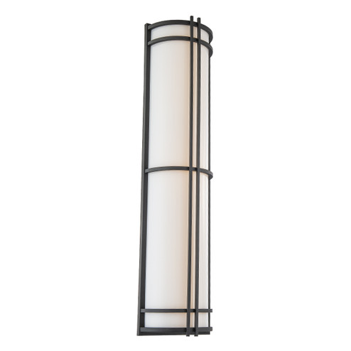 Skyscraper LED Outdoor Wall Sconce in Black (281|WS-W68637-BK)