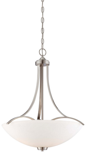 Overland Park Three Light Pendant in Brushed Nickel (7|4964-84)