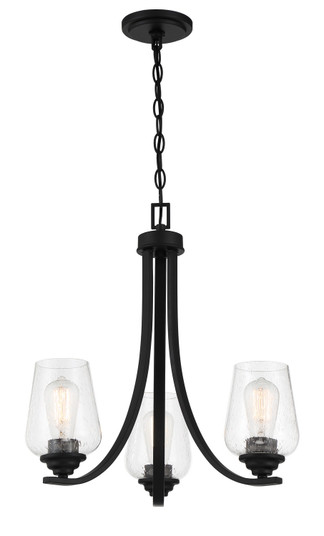 Shyloh Three Light Chandelier in Coal (7|4923-66A)