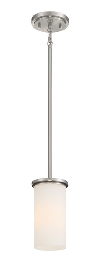 Haisley One Light Pendant / Semi Flush in Brushed Nickel (7|4090-84)