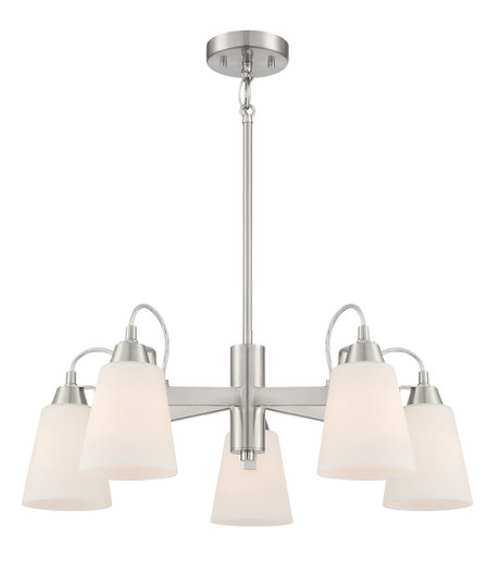 Beckonridge Five Light Chandelier in Brushed Nickel (7|3995-84)