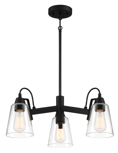 Beckonridge Three Light Chandelier in Coal (7|3993-66A)