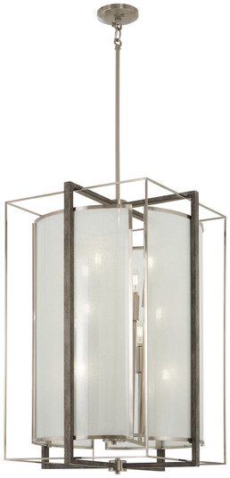 Tyson'S Gate 12 Light Pendant in Brushed Nickel W/Shale Wood (7|3569-098)