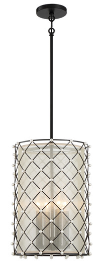 Sheer Elegance Four Light Pendant in Coal (7|2863-66A)