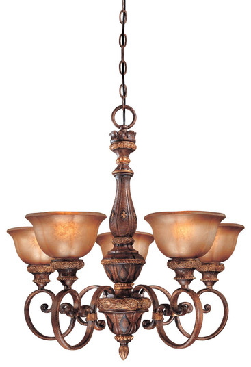 Illuminati Five Light Chandelier in Illuminati Bronze (7|1355-177)